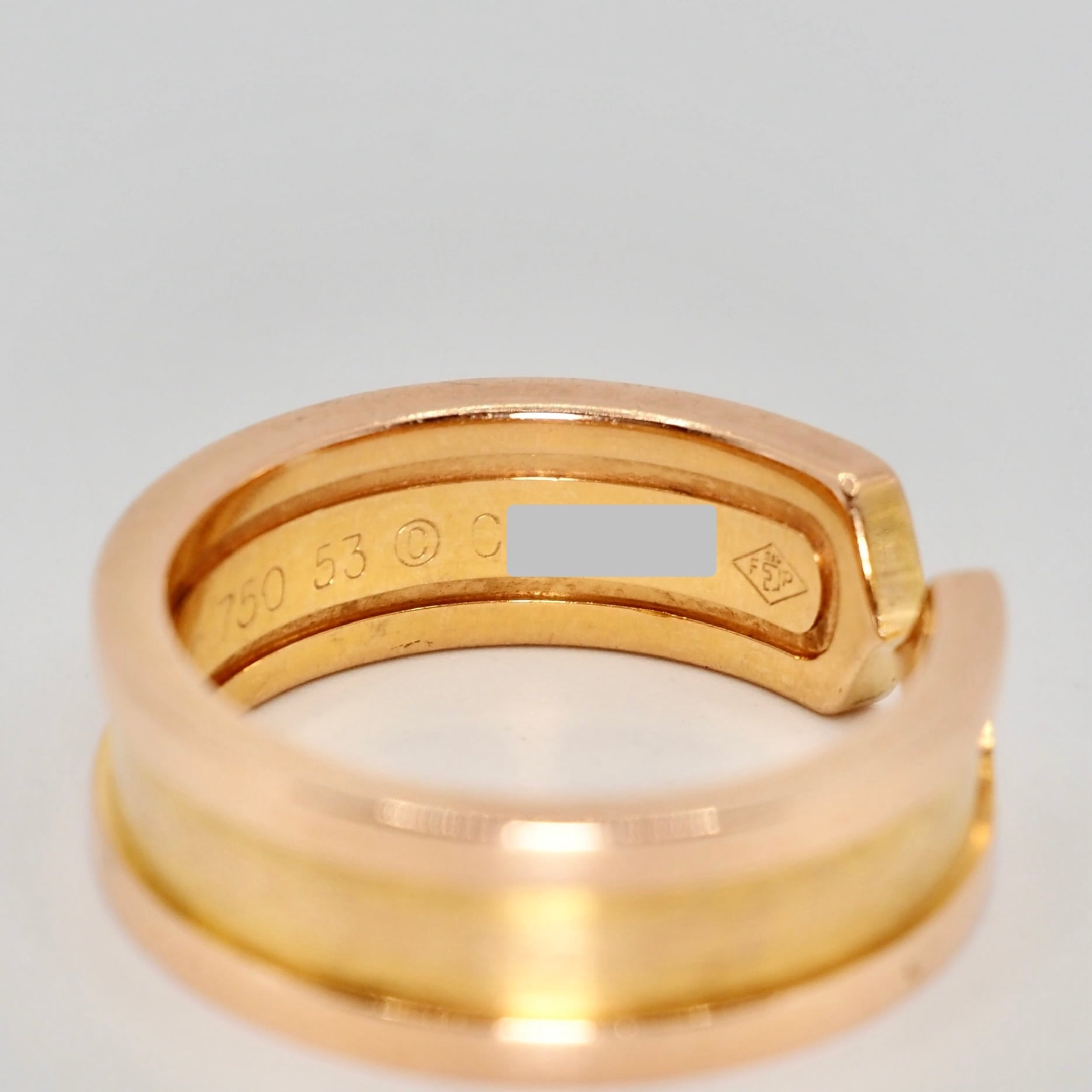 Cartier 約13号 C2リング K18 ピンクゴールドカルティエ 付属品付き