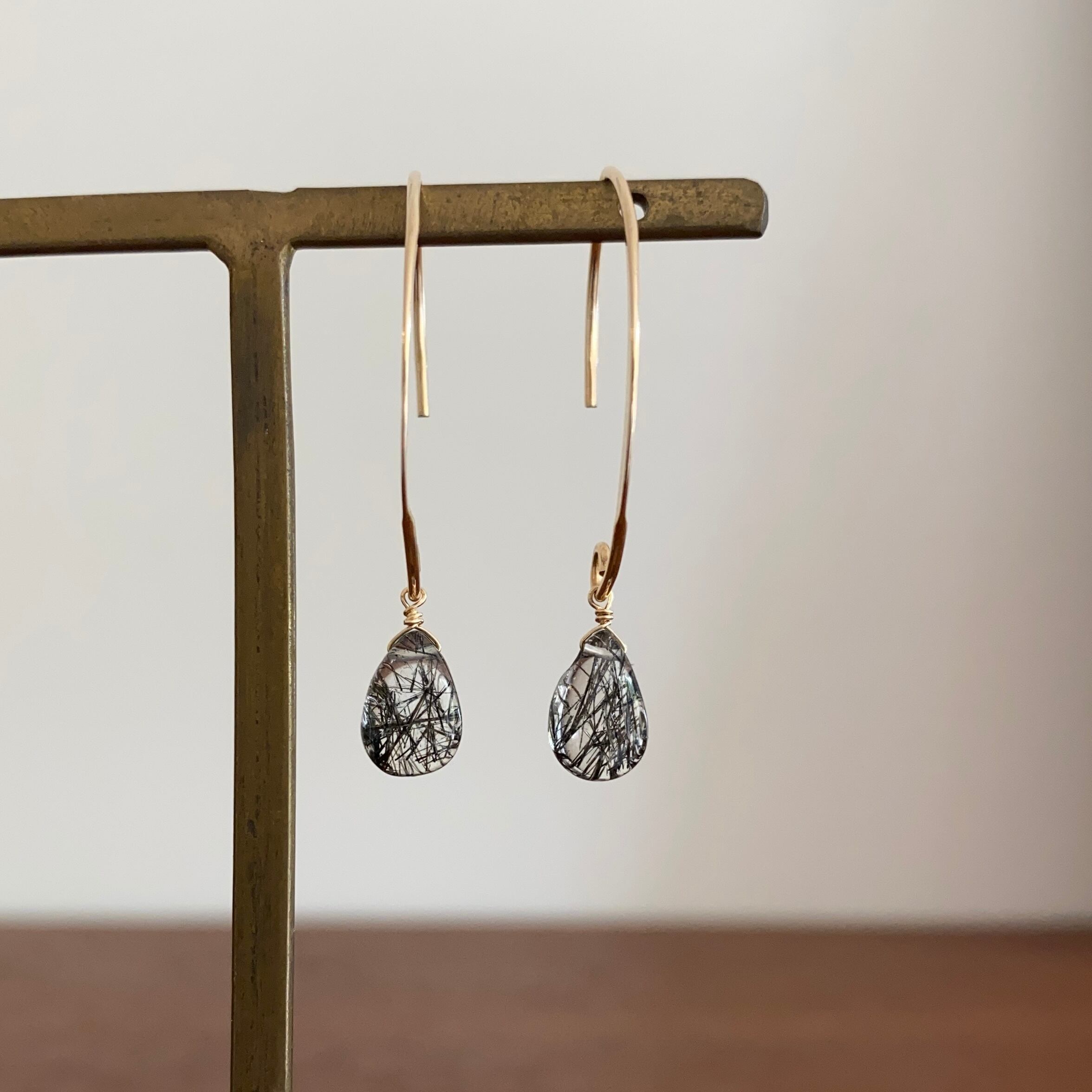 Black Tourmaline in Quartz