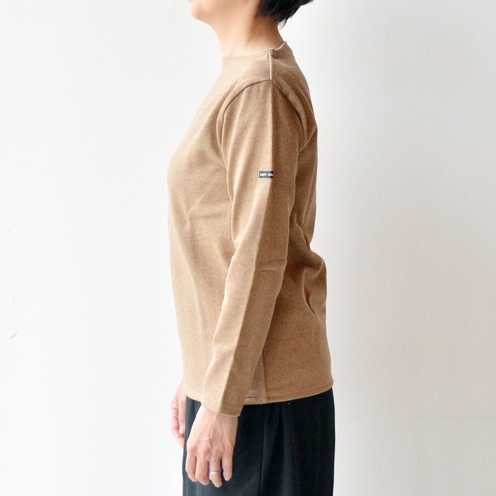 セントジェームス SAINT JAMES 無地ボートネックシャツ(OUESSANT)MALTE CHINE【レターパックプラス可】