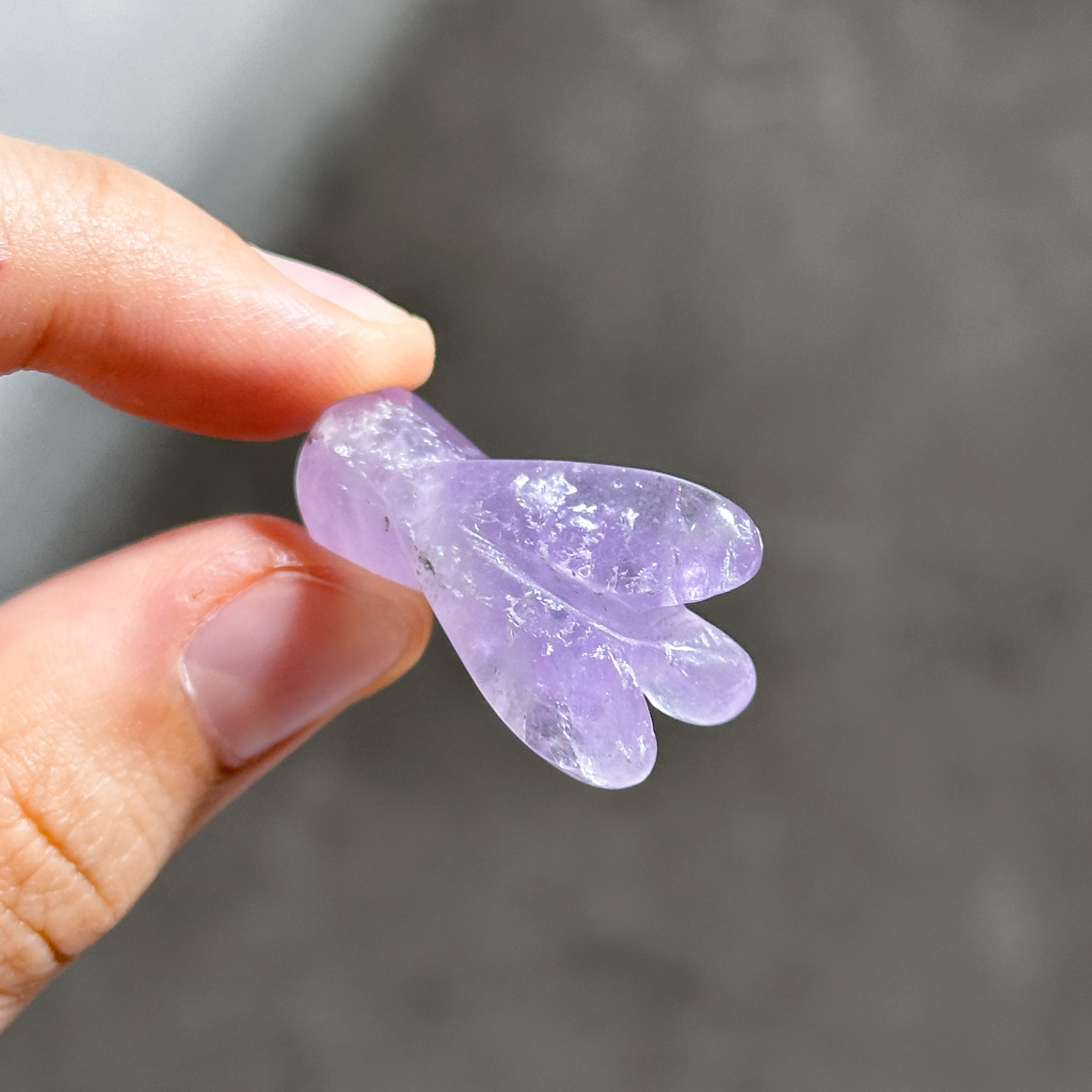 高品質 アメジスト天使♡♡No.2610 アメジストミニミニエンジェル31◇Amethyst Angel ◇天然石・鉱物
