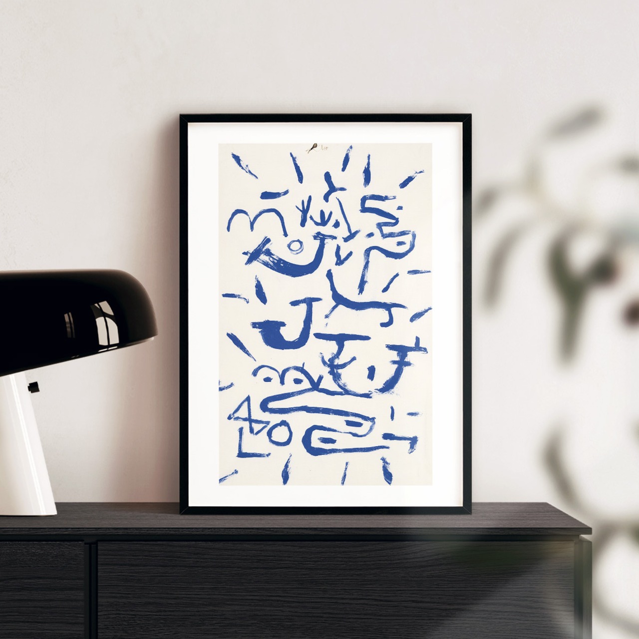 パウル・クレー Crawling and rearing up アートポスター アブストラクト 名画 絵画 特大 アートパネル AP298 - 1