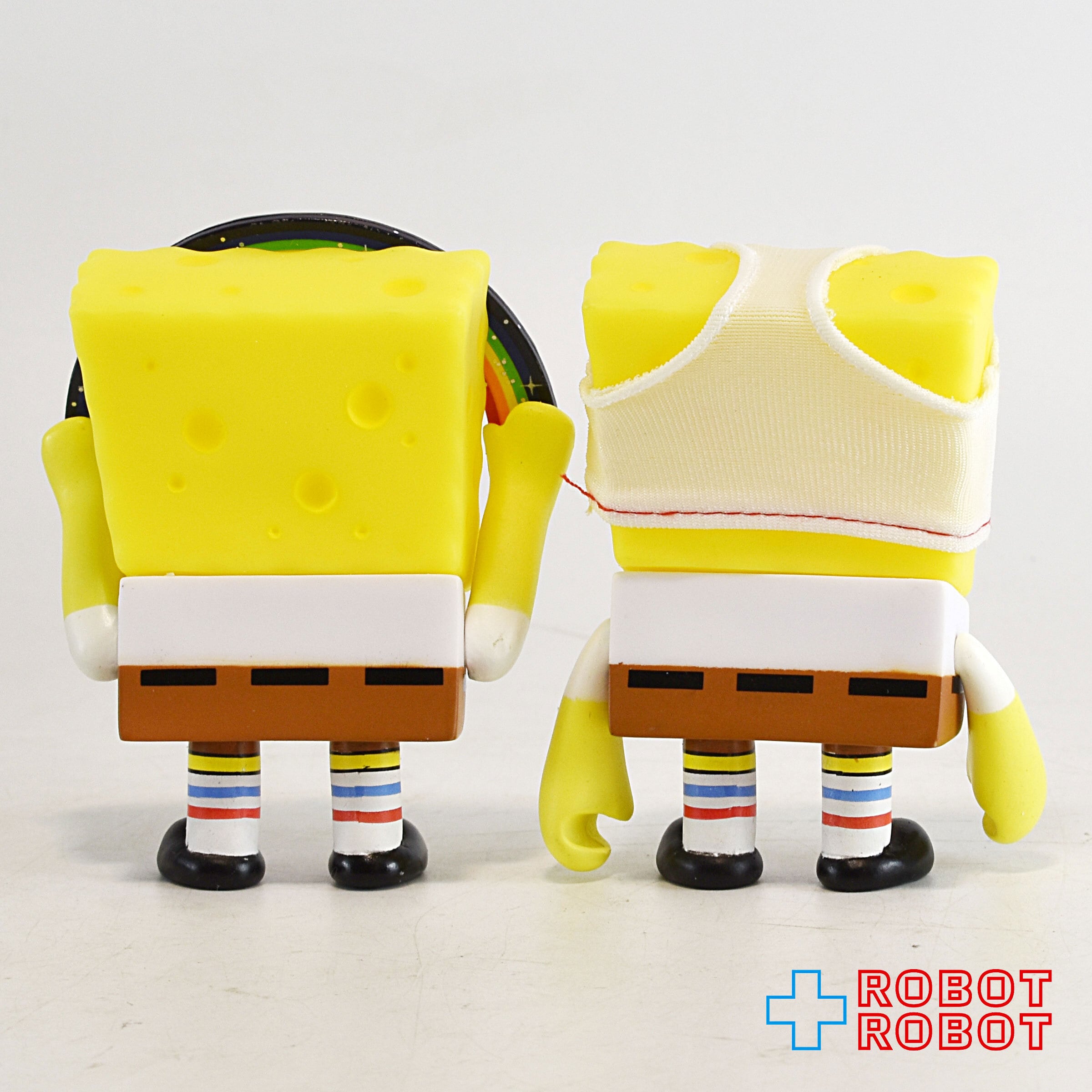 ギッドロボット　スポンジボブ Kidrobot キッドロボット スポンジ・ボブ ミニフィギュア 2パック 開封箱