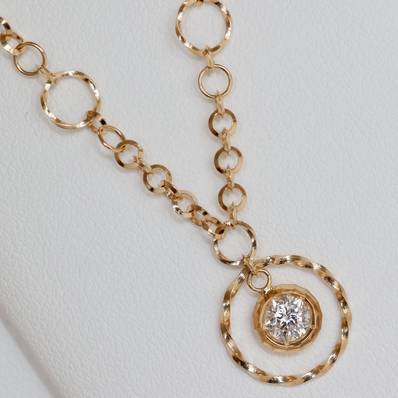 K18 Wish upon a star ダイヤモンド 0.273ct ロングネックレス 