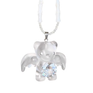 [thenewyouthpark] angel bear pearl necklace