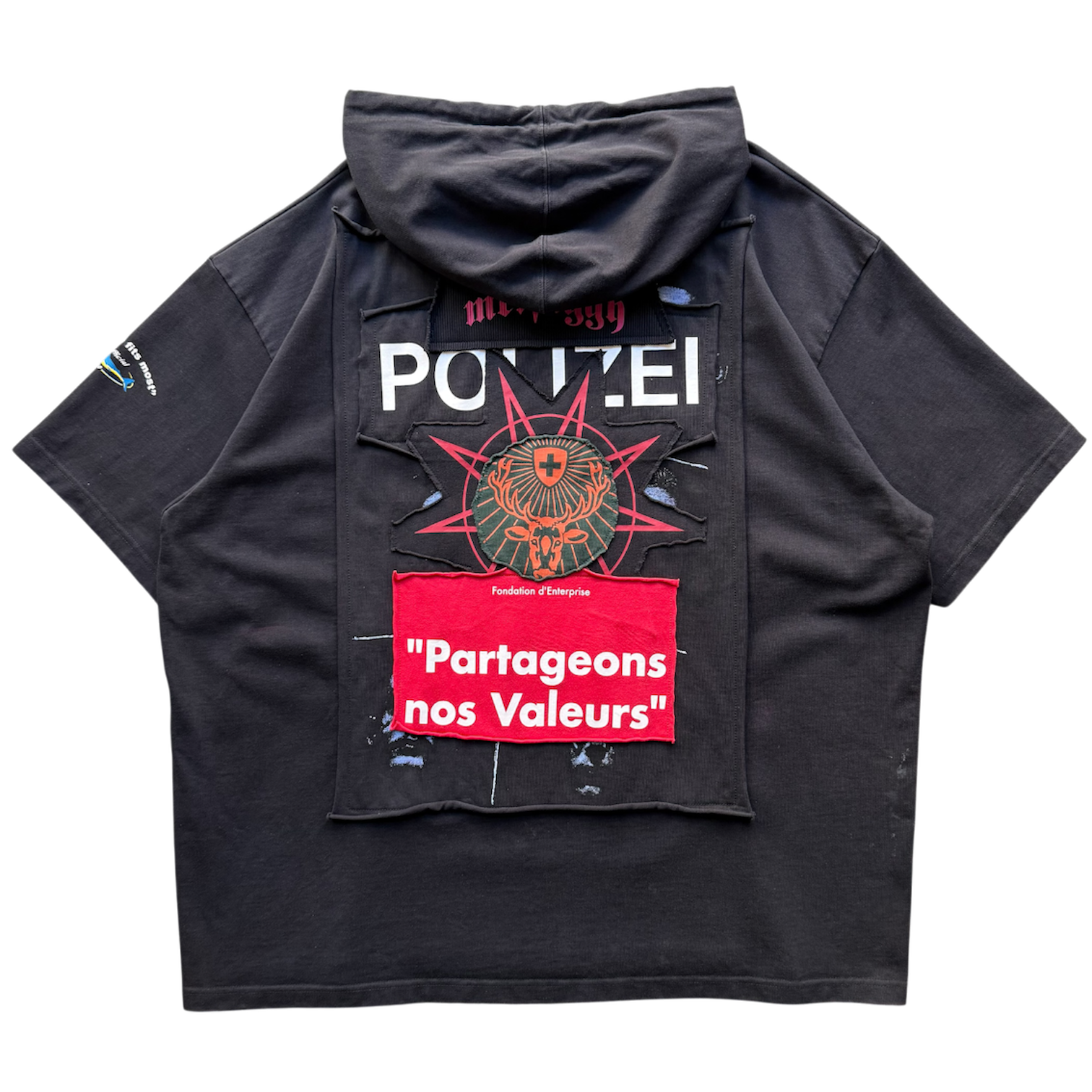 VETEMENTS 18aw Patchwork Hoodie