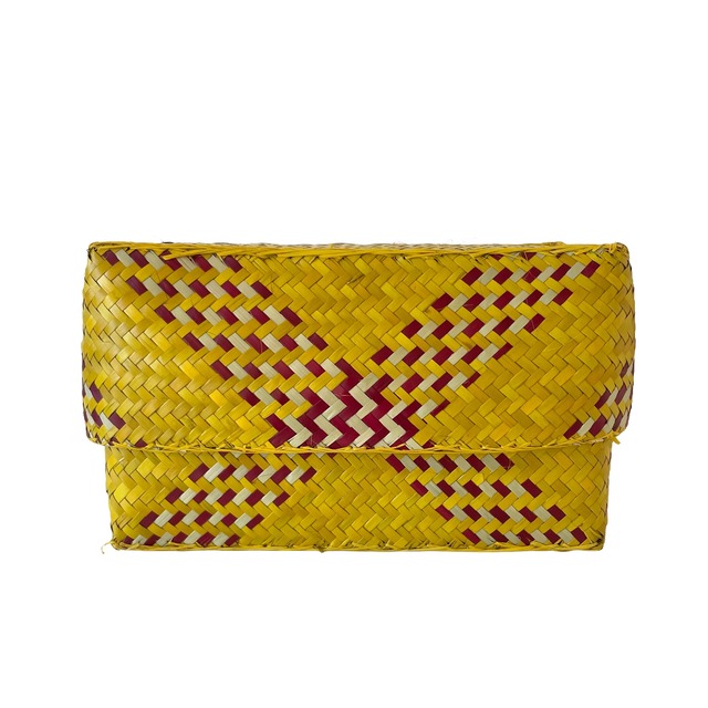 Rectangular colourful basket S w22cm×11cm×h13.5cm 四角カラフル蓋付き収納かご