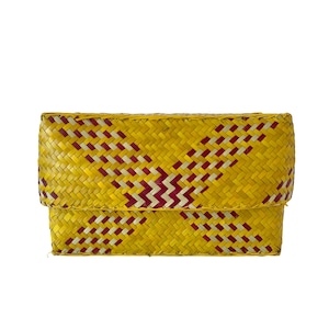 Rectangular colourful basket S w22cm×11cm×h13.5cm 四角カラフル蓋付き収納かご