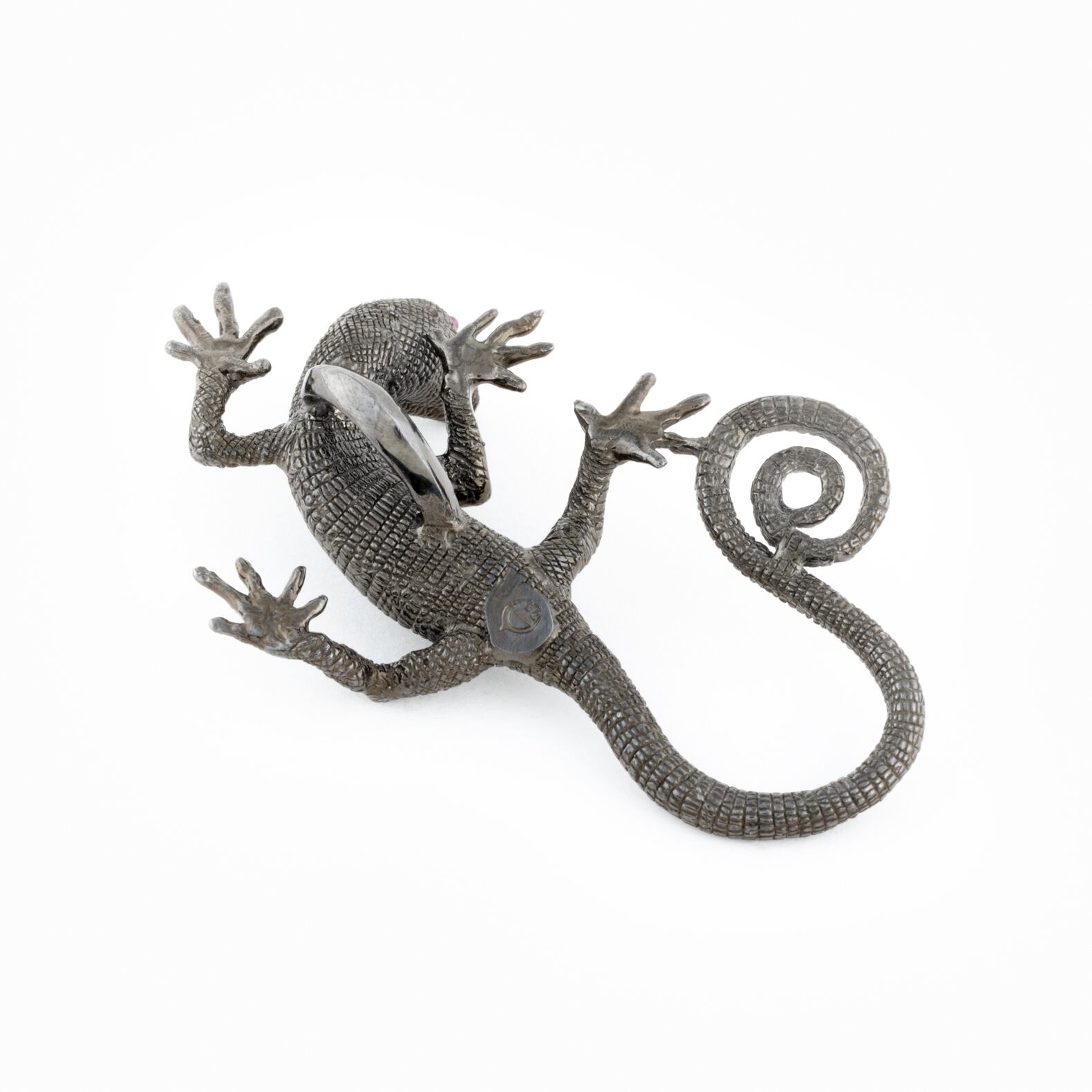 ブラックツリーモニターペンダント(黒メッキ、ルビー) | Cold I's 公式