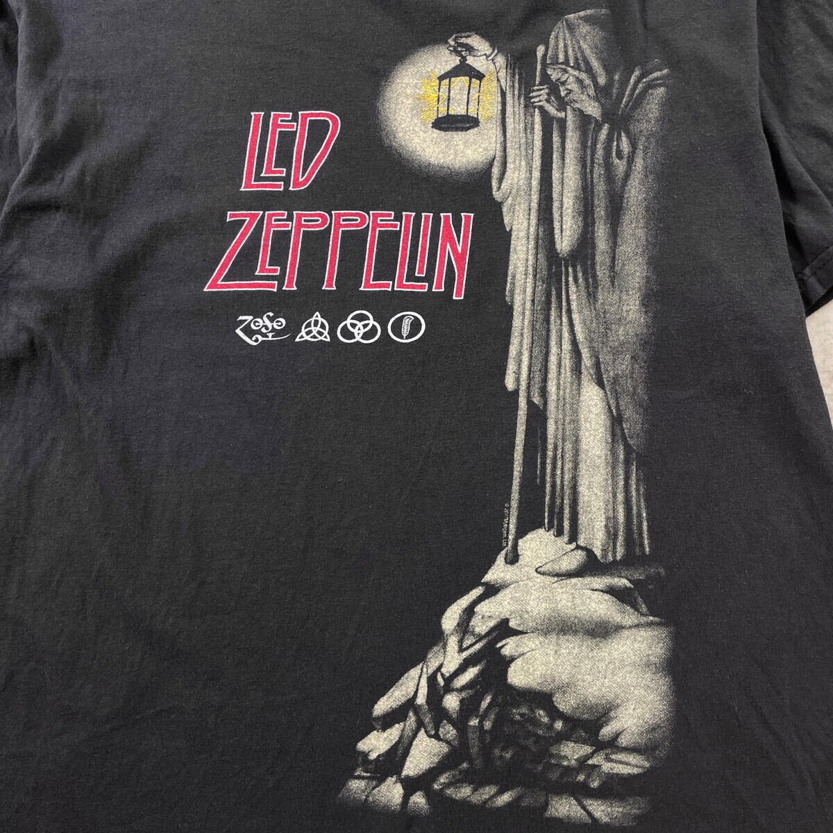 LED ZEPPELIN レッドツェッペリン バンドTシャツ メンズL 古着 バンT