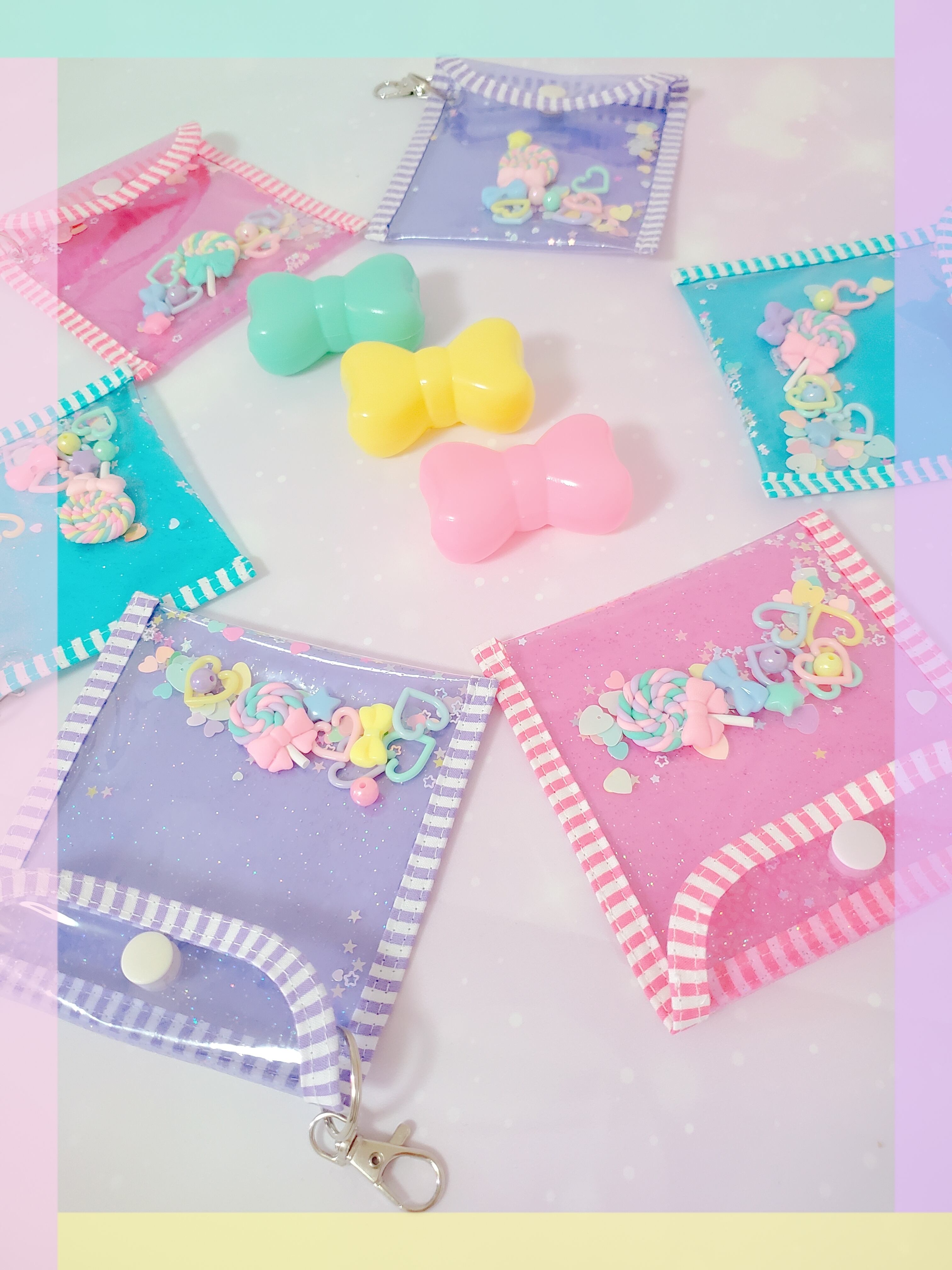ランドセルポーチ ラメビニール キャンディー キラキラ マスクケース