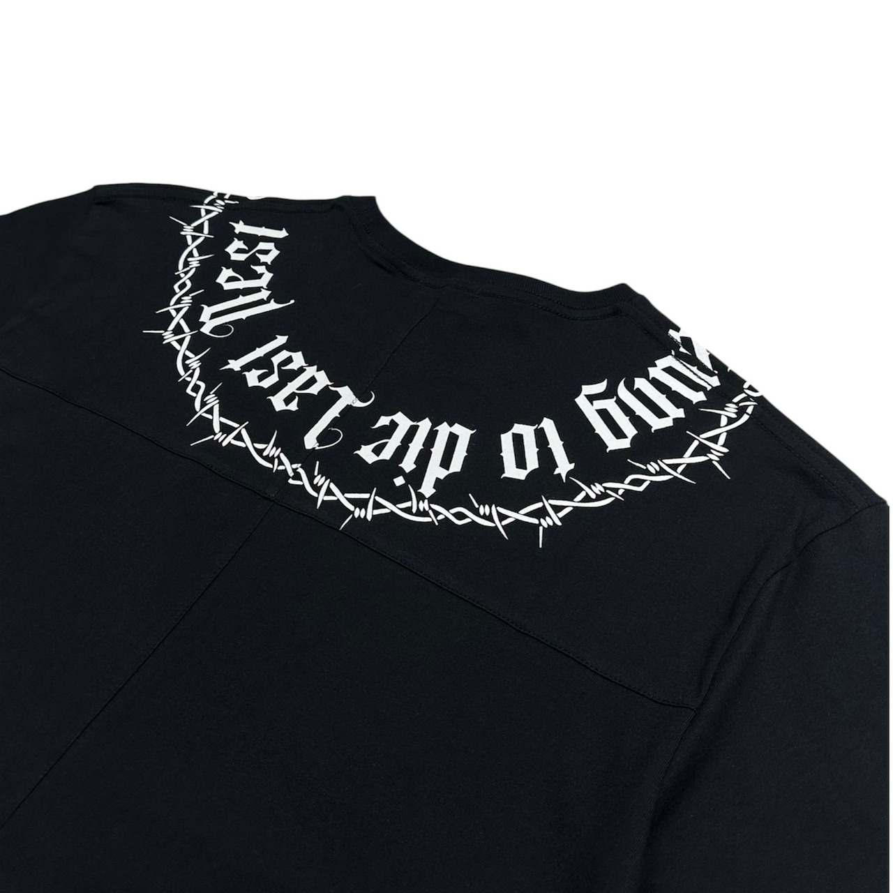 LAST NEST / barbed wire tee black