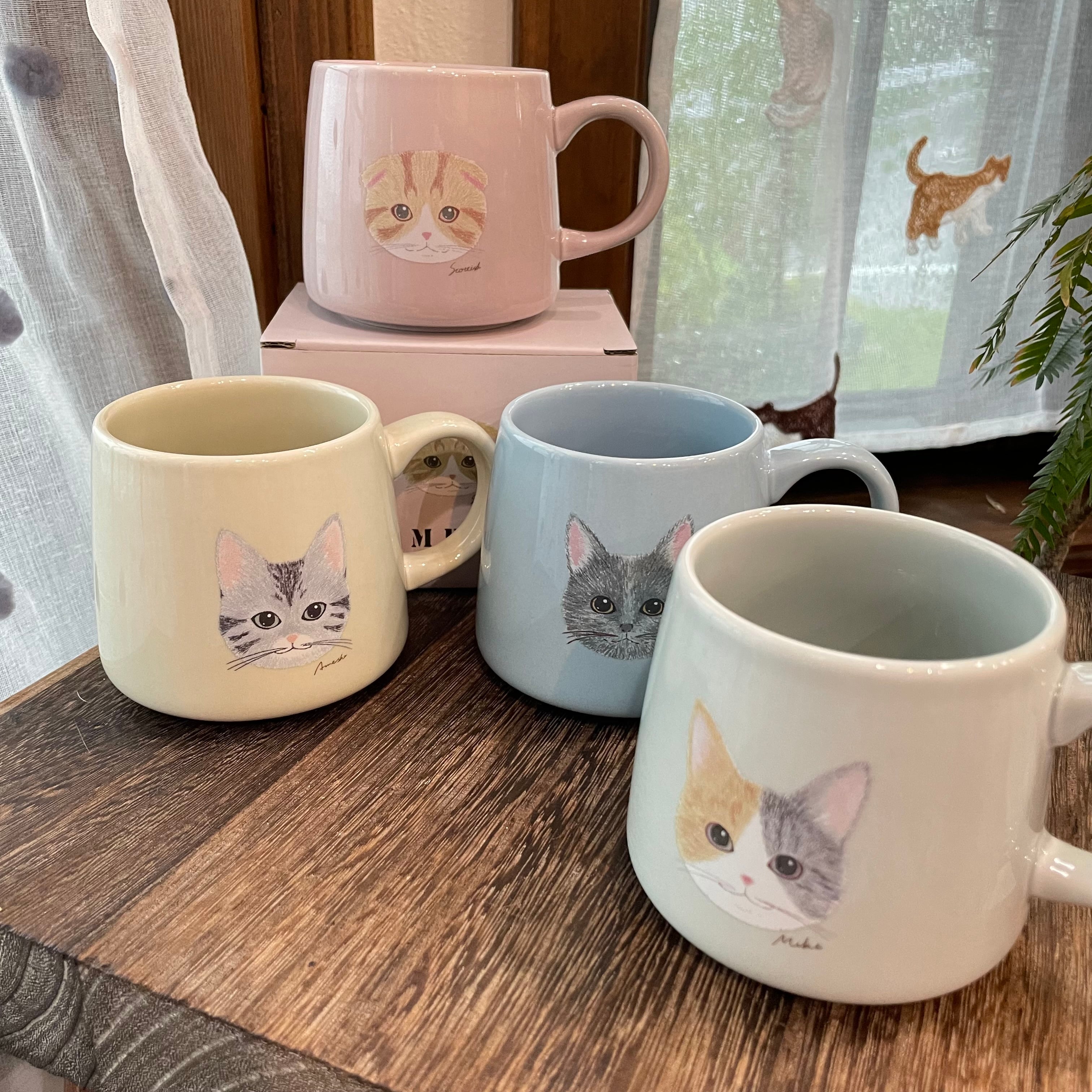 マグカップ｜LAMPOPO 猫 ねこ ネコ 猫雑貨 猫グッズ かわいい  プレゼント 贈り物 おうち時間 おうちカフェ