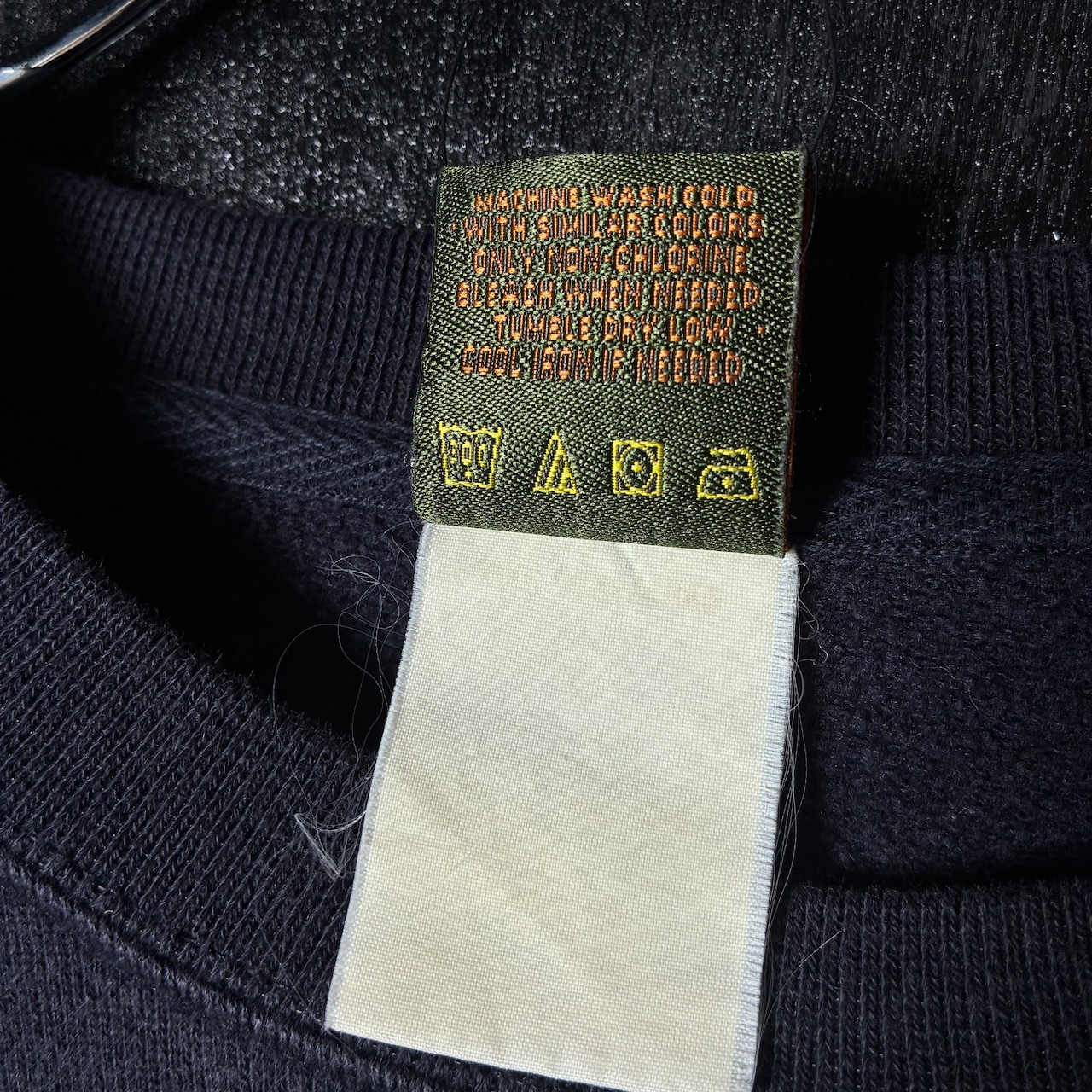 90s Timberland 刺繍スウェット　ネイビー　ティンバーランド