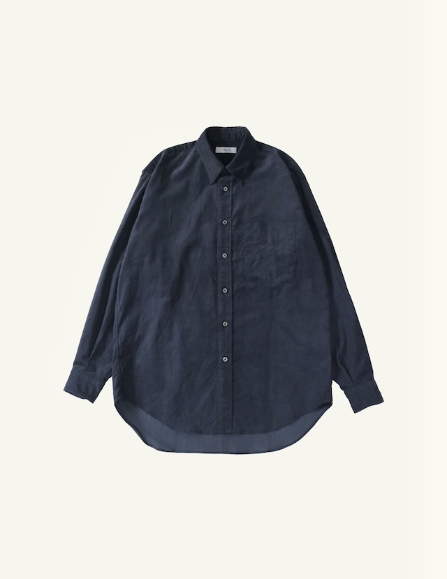 FUJITO Snap B.D Shirt　Navy,Brown