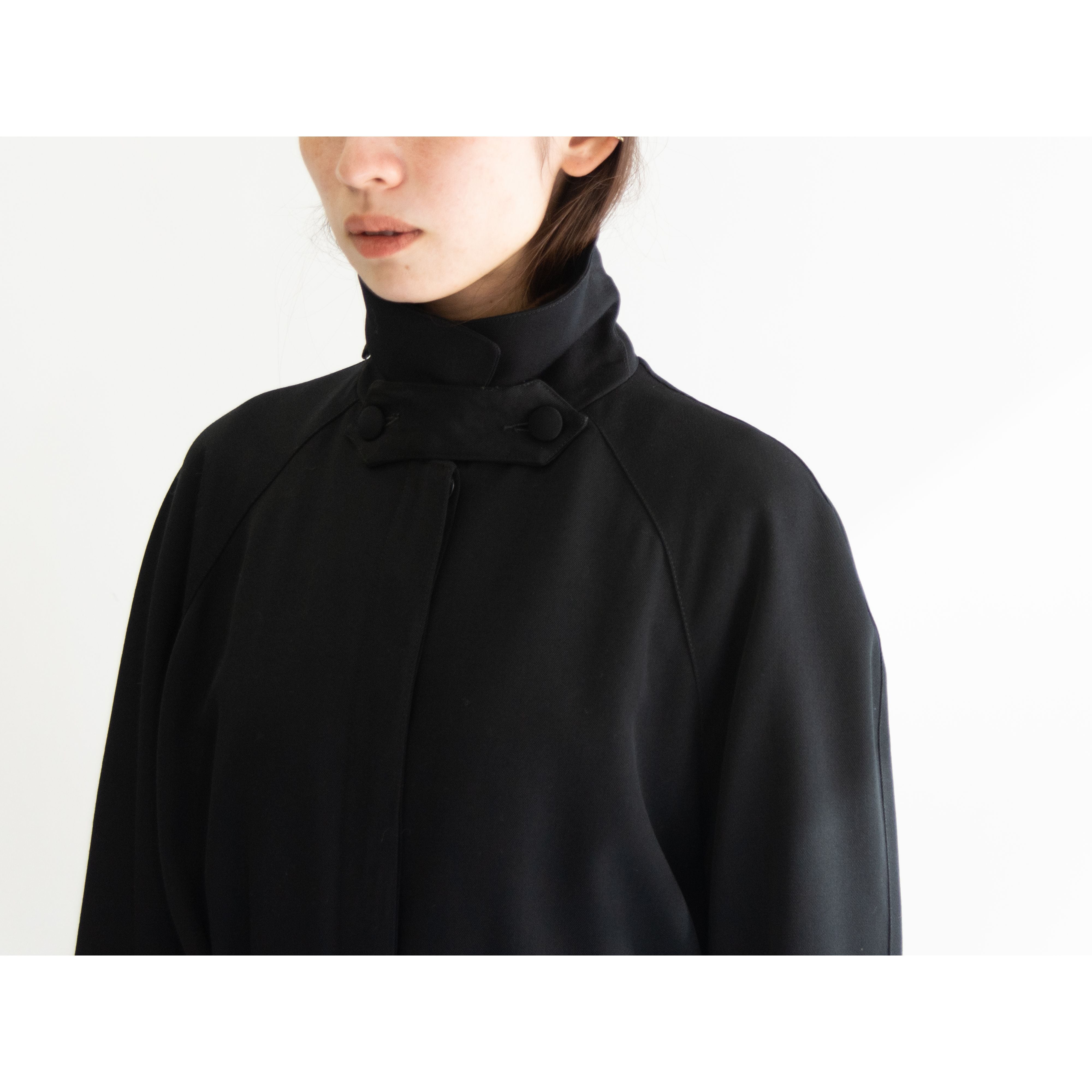 agnes b.】Made in France 70-80's 100% Wool Belted Long Coat agnes b.】Made in France 70-80's 100% Wool Belted Long Coat