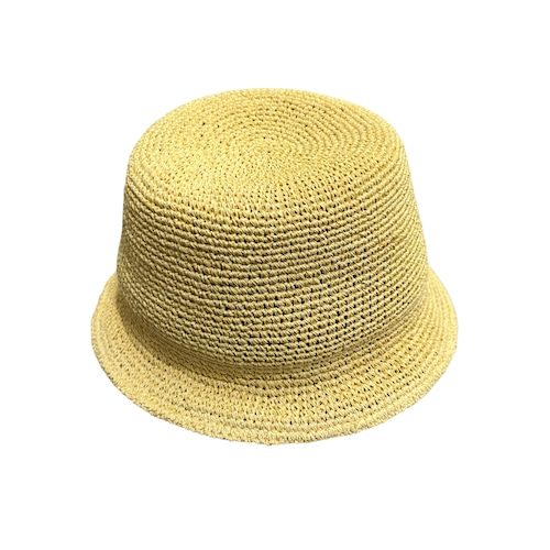 NOROLL / RAFFIA BUCKET HAT NAT