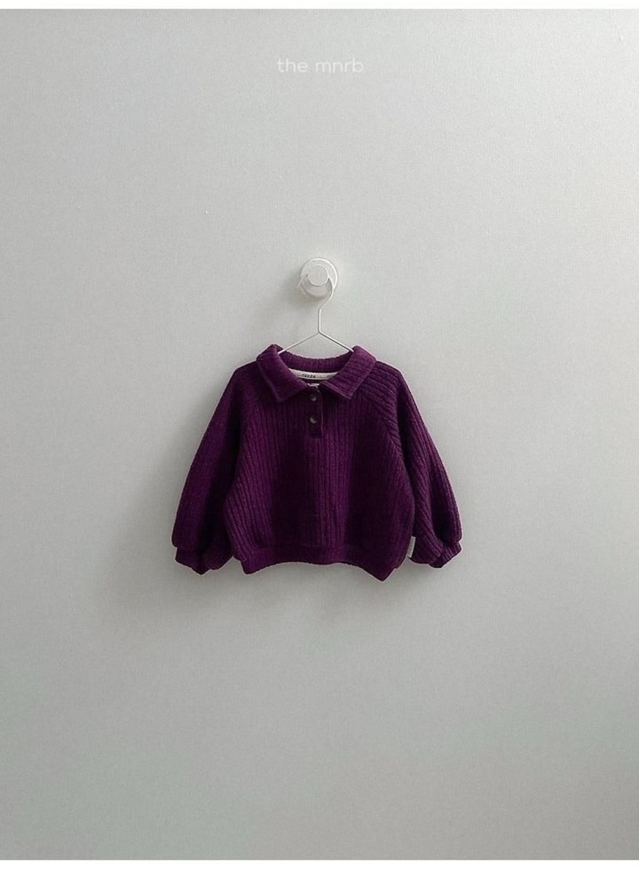 〖取寄〗韓国子供服 / 26winter / minirobe / ボーイカラートレーナー / キッズ *S~XL*