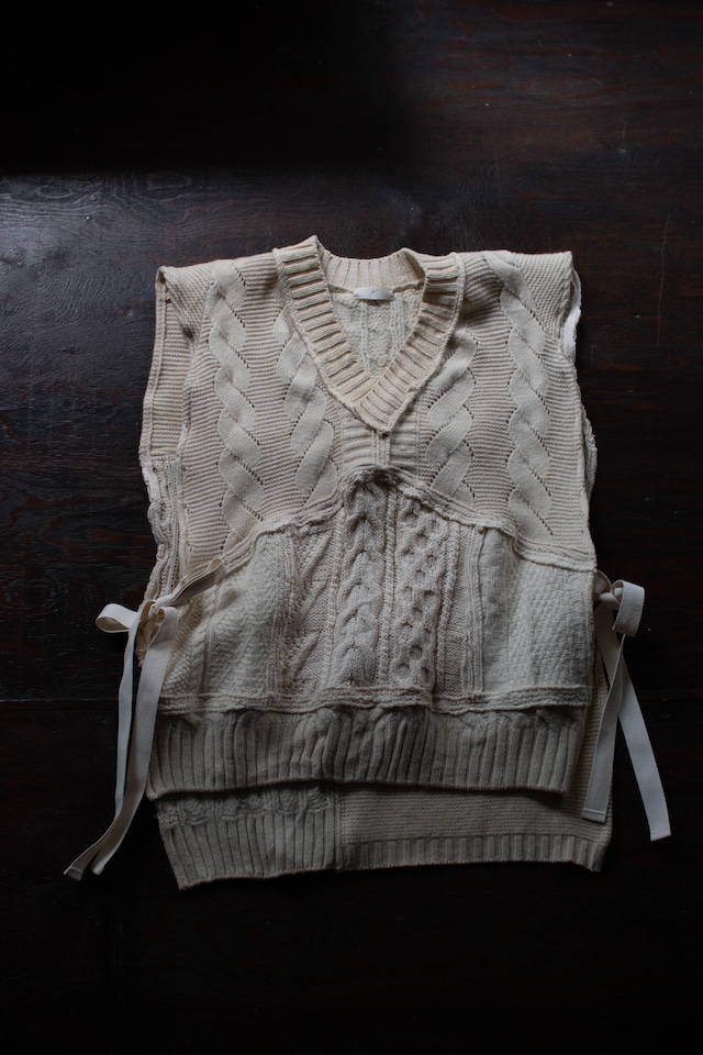 physis original remake knit vest