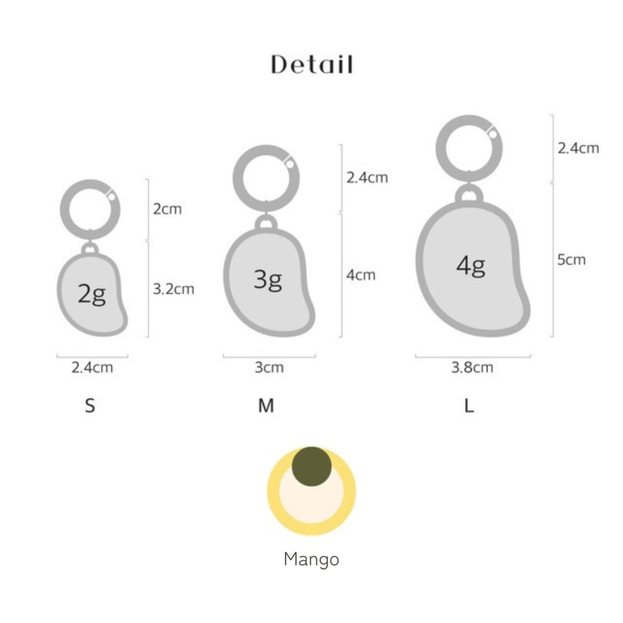 【予約】[ Snugroo ] Name Tag｜Mango（季節限定） - 5