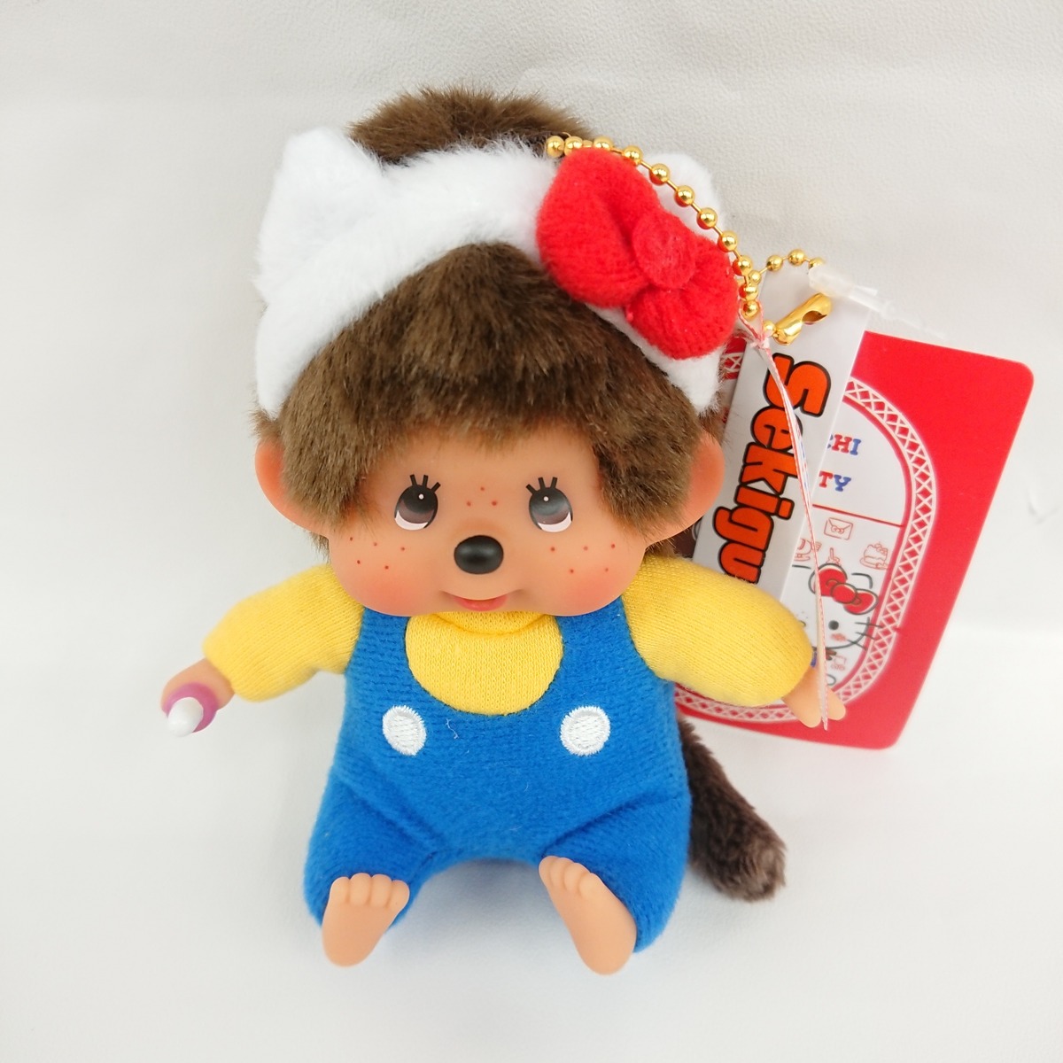 キティ×モンチッチ顔でかSSキーチェーン | キャラクターグッズ販売 