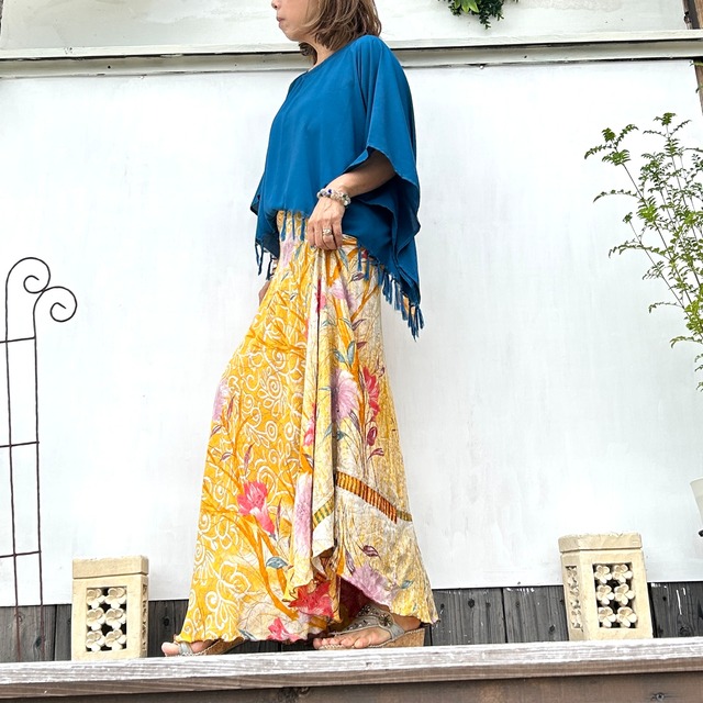 シルク巻きスカート2401