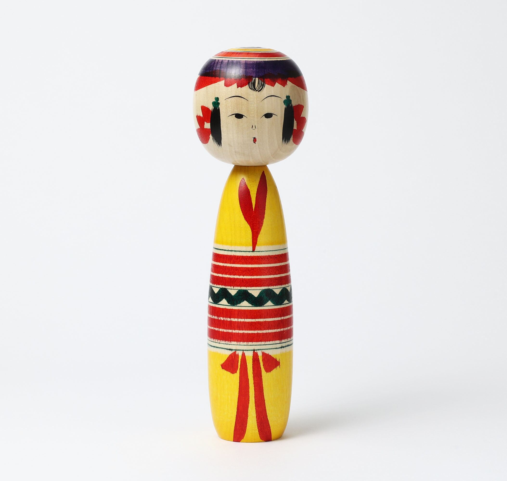 弥治郎こけし Yajiro style kokeshi doll | 池内潮音工人 弥治郎系