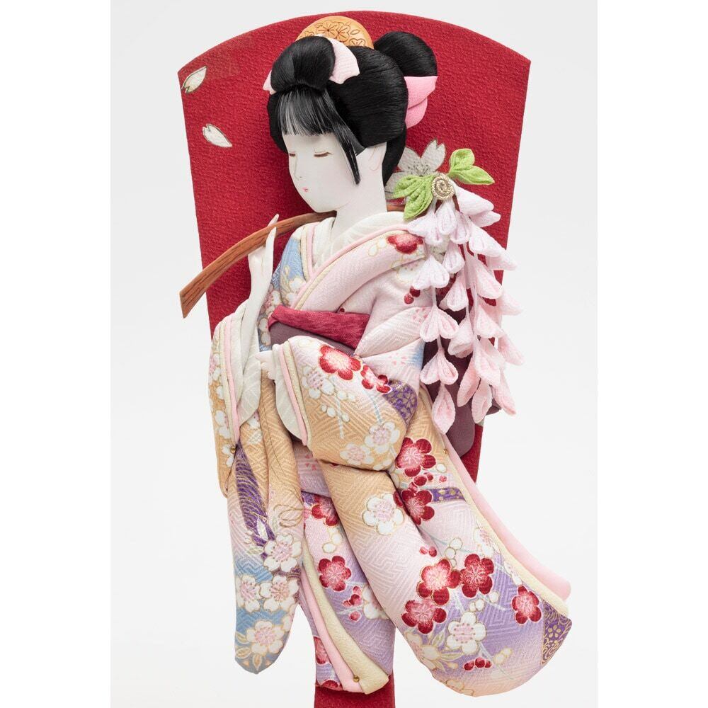 羽子板 | 久月 藤娘友禅 タモアクリルケース| 初節句 正月飾り