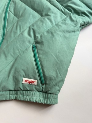 Mint green down jacket