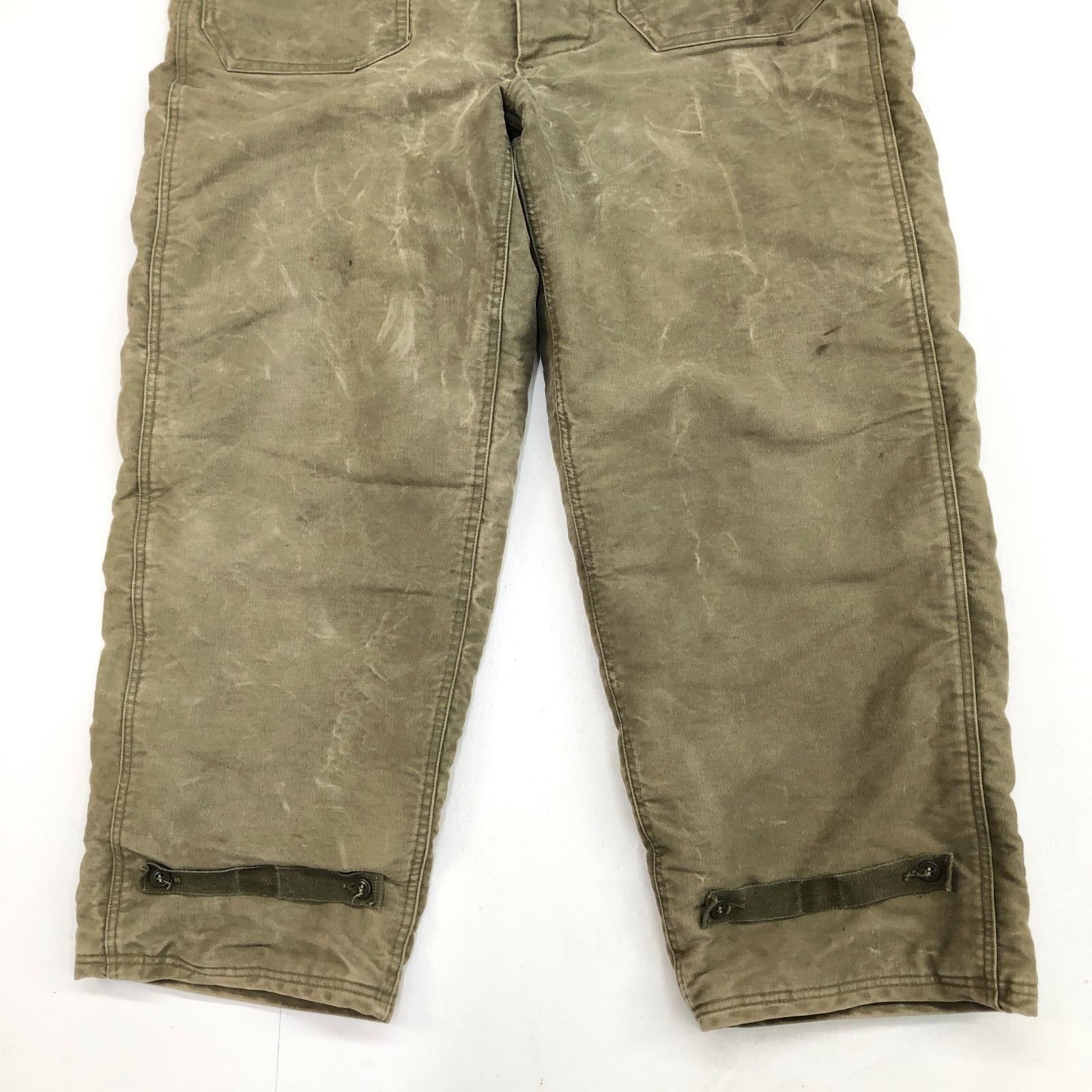 U.S.NAVY 40年代 USN N-1 デッキパンツ オーバーオール コの字 TALON