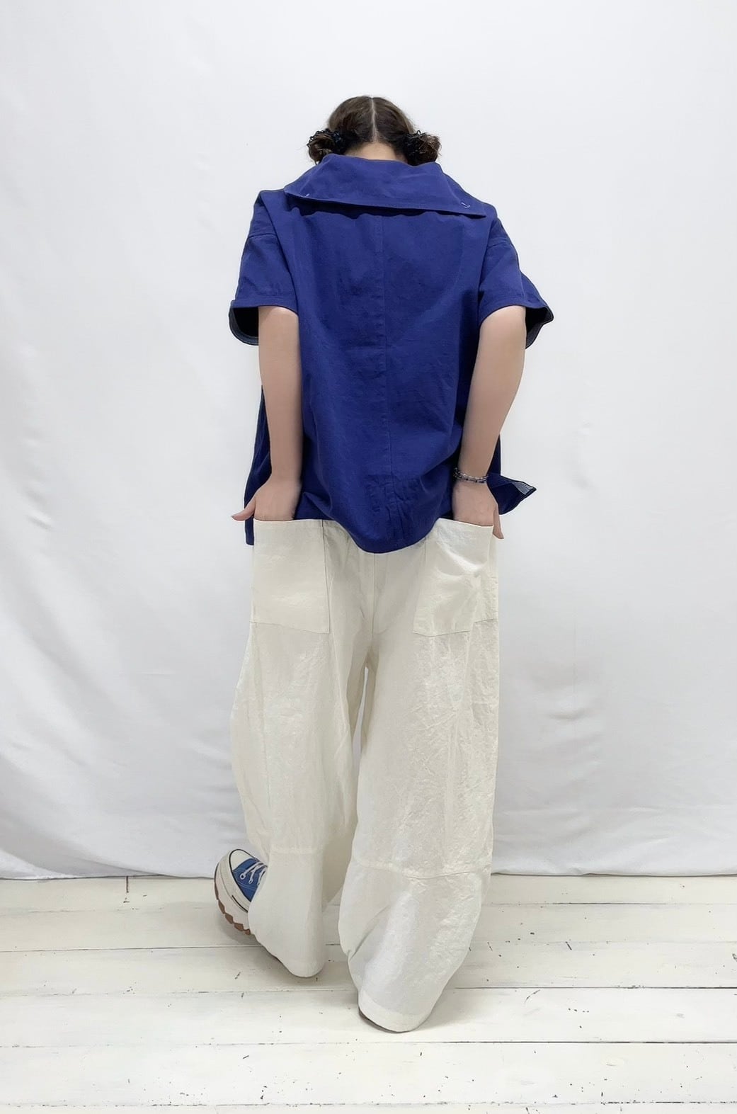 快晴堂】セーラー衿半袖シャツ / 62S-26 | syozikiya online shop