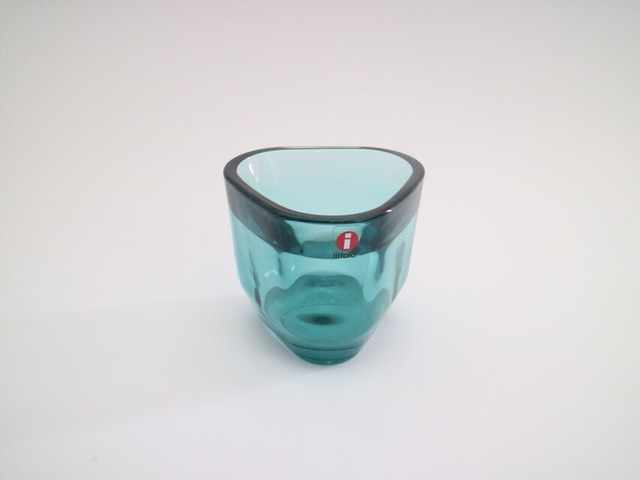 iittala イッタラ / Tris トリス / キャンドルホルダー シーブルー No.4526