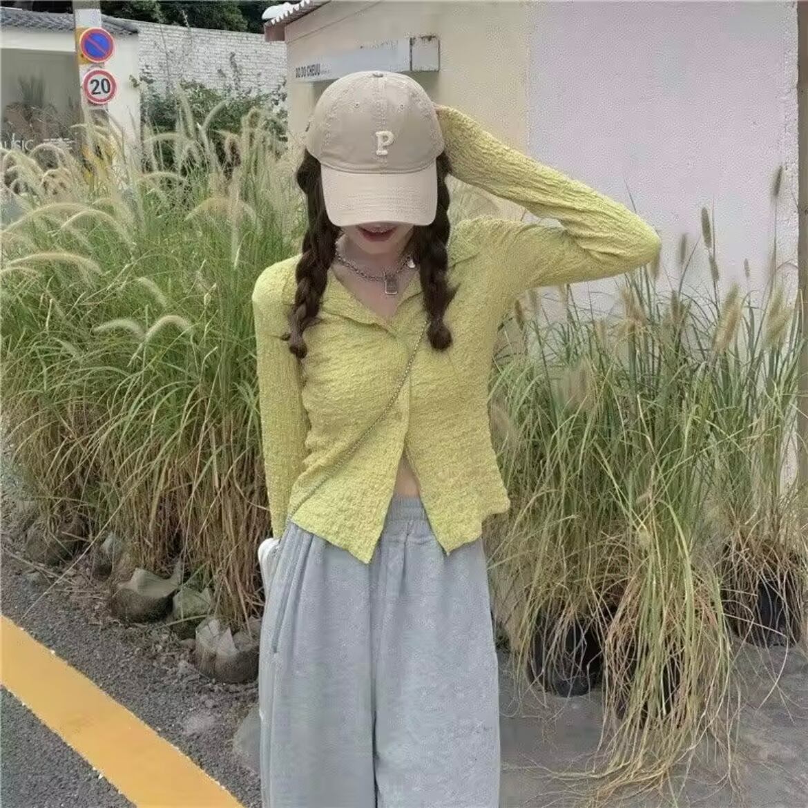 soft waffle long shirt