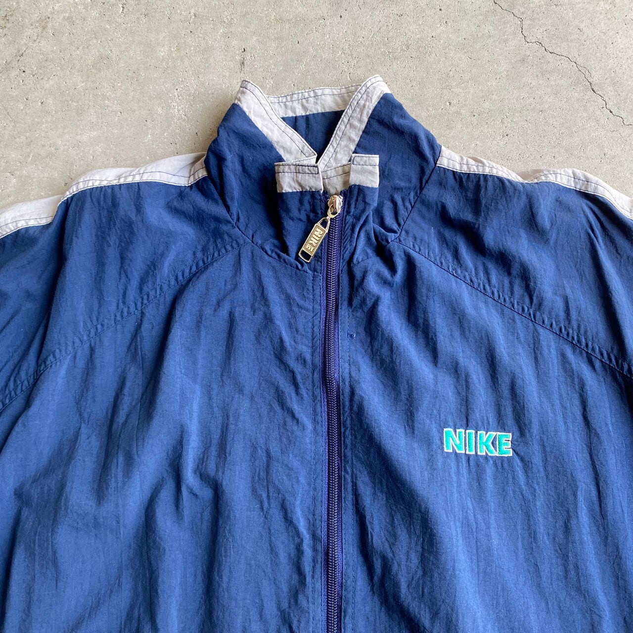 ビッグサイズ NIKE ナイキ ナイロンジャケット メンズXXL 古着