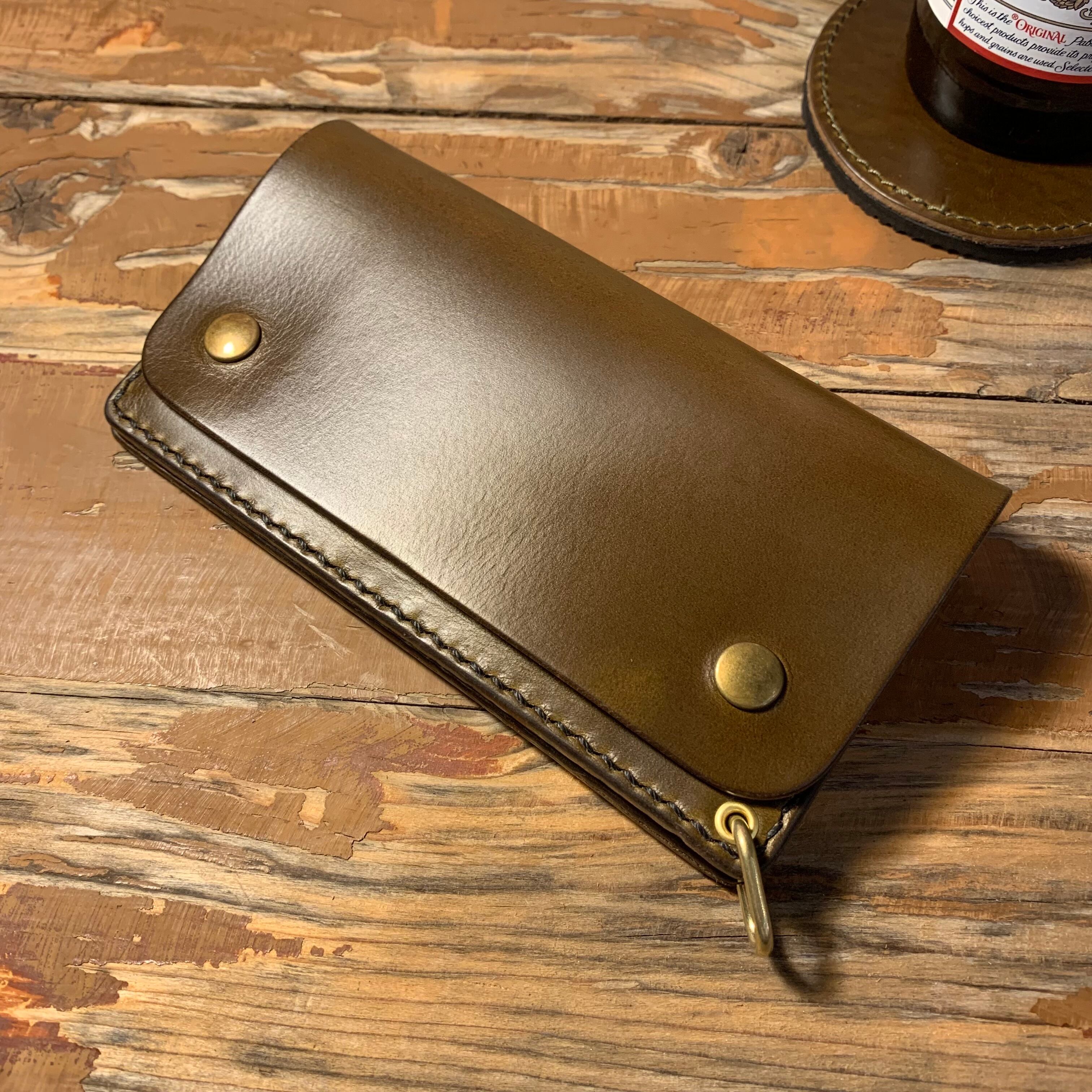 Brass original wallet chain | BUTCHER CUSTOM LEATHER WORKS.