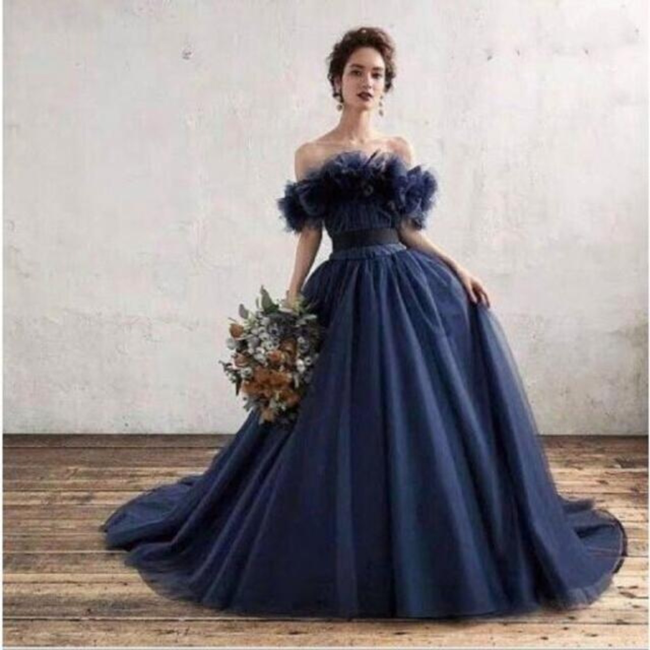 JILLSTUART JIL0142 2 WAY ネイビー カラードレス カラードレス＊オフ  