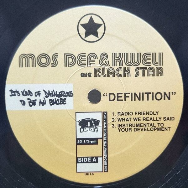 Mos Def & Kweli Are Black Star / Definition / Twice Inna Lifetime [RWK 173-1] - 画像3