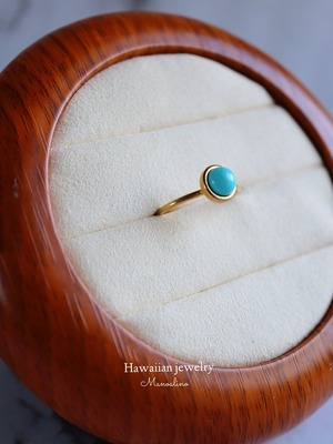 Turquoise ring(ＵＳＡアリゾナ州・キングマン産ターコイズ指輪、リング)