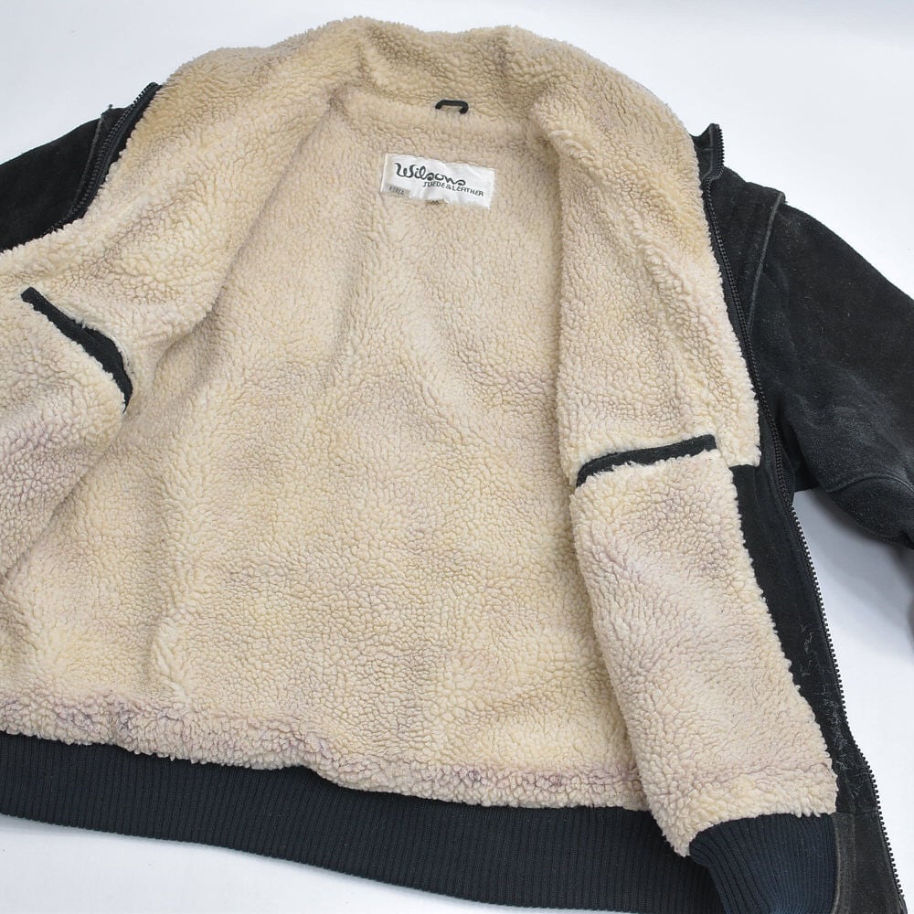 80s～ Wilsons ウィルソンズ スエードレザー ボア ジャケット