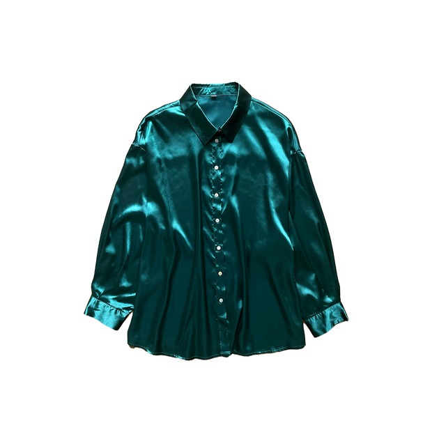 green シェルボタン shirt