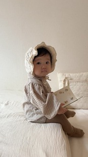 韓国子供服 / mimimarket / 26Autumn / サニー襟付きロンパース / 秋服 *S~M *