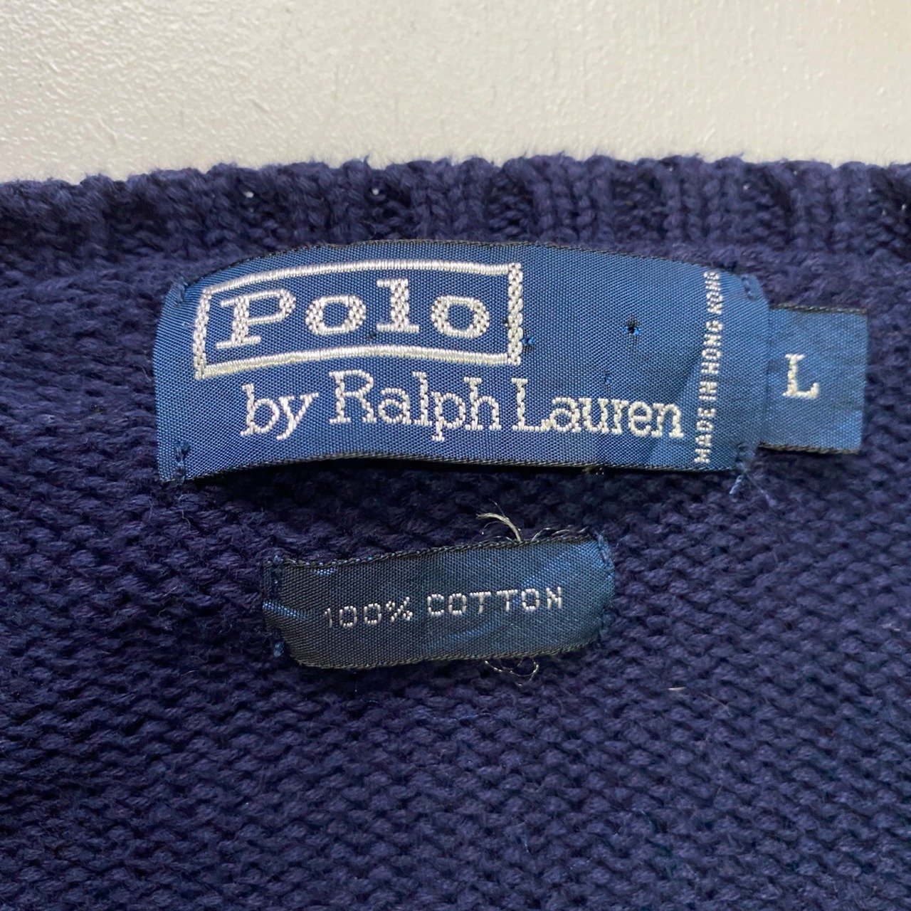 90年代 Polo by Ralph Lauren ポロバイラルフローレン ボーダー V 