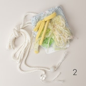 < hiruneknit > omamori pochette