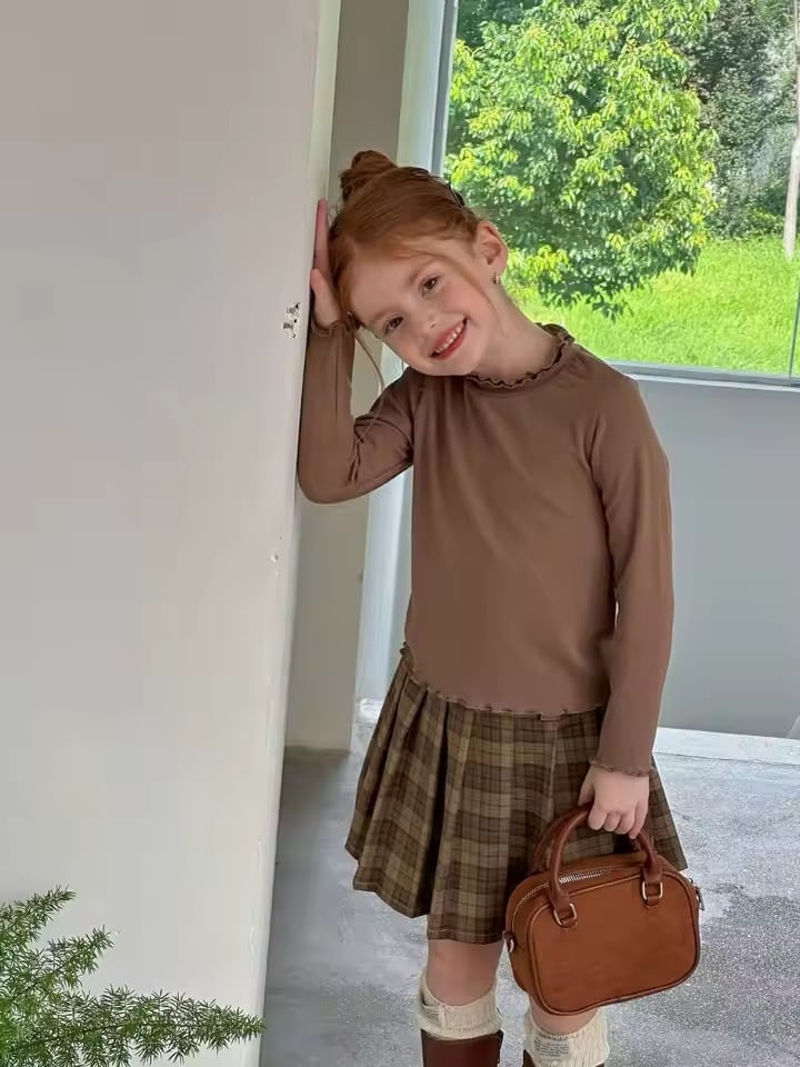 チェックプリーツスカート