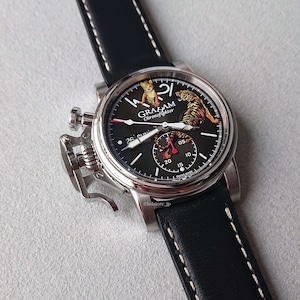 【GRAHAM グラハム】世界限定100本 Chronofighter Vintage Nose Art TIGER クロノファイターヴィンテージ ノーズアート タイガー／国内正規品 腕時計