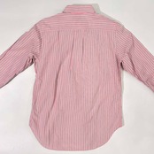 80s Ralph Lauren ラルフローレン ストライプ 長袖シャツ/ピンク メンズ ビンテージ