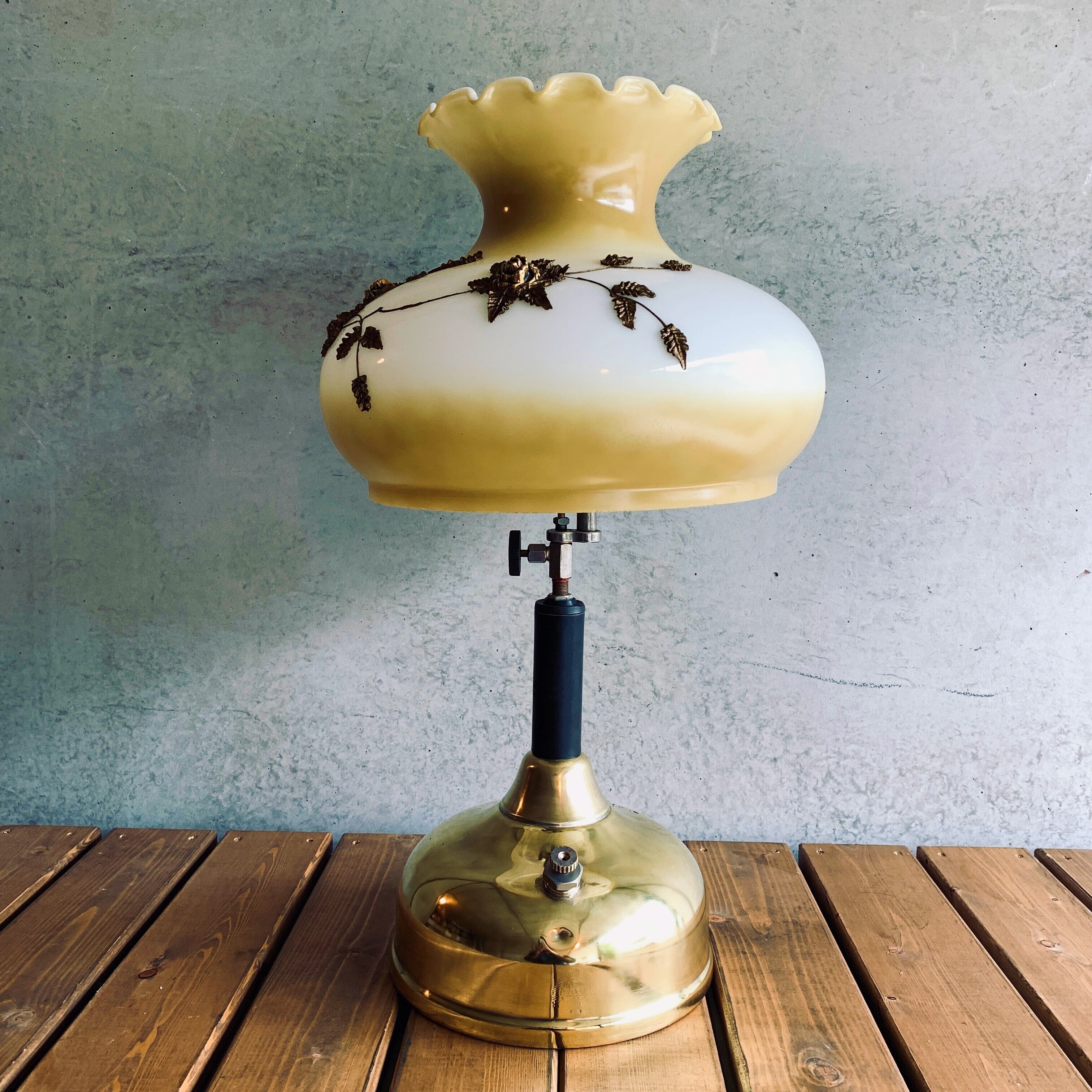 SP》コールマン CQ クイックライト ビンテージ テーブルランプ コッパ