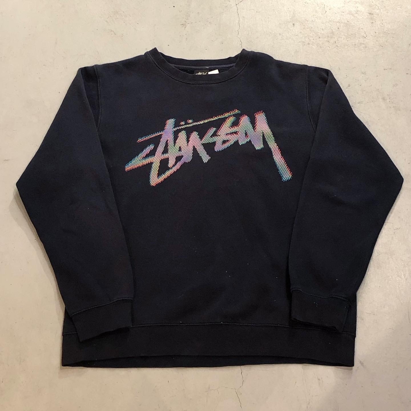 00s stussy logo sweat【高円寺店】
