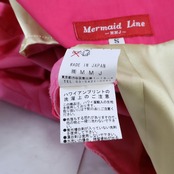 【日本製 フラダンス衣装】ピンク MermaidLine MMJ マーメイドライン ワンピース ドレス ティアレ柄 花柄 チューブトップ