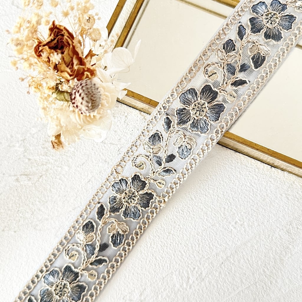 オーガンジー | インド刺繍リボン専門店Rino Ribbon