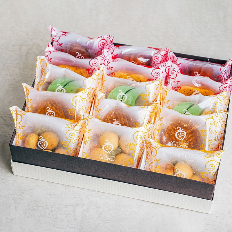 秋田の焼き菓子15個セット(5種類×3個)